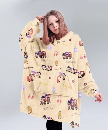 Chibi Squad Unisex Blanket Hoodie