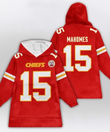 P.M 15 Kansas City Football Unisex Blanket Hoodie