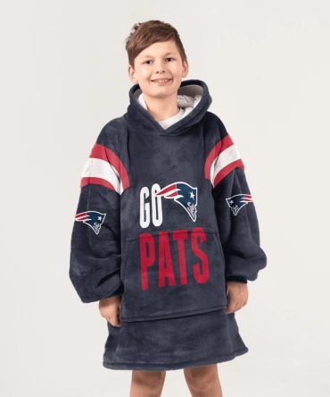Kid Go Pats D.M 10 New England Football Unisex Blanket Hoodie