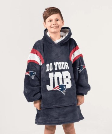 Kid Do Your Job 10 New England Football Unisex Blanket Hoodie