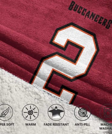 E.E 2 Tampa Bay Football Unisex Blanket Hoodie