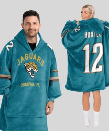 Adult Duuuval 12 Jacksonville Football Unisex Blanket Hoodie