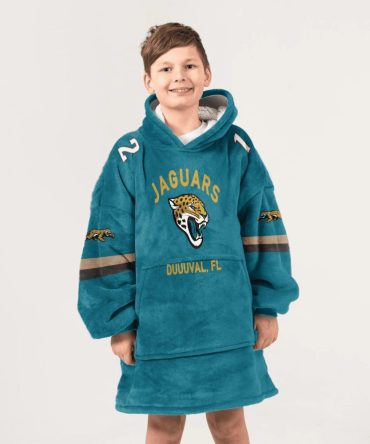 Kid Duuuval 12 Jacksonville Football Unisex Blanket Hoodie