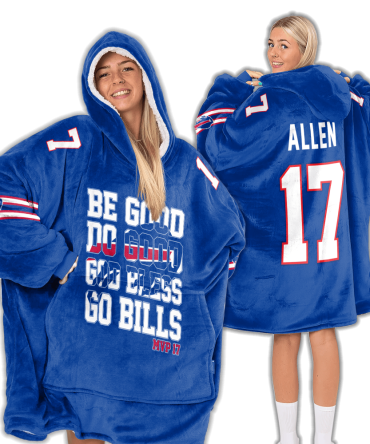 Buffalo Football Unisex Blanket Hoodie