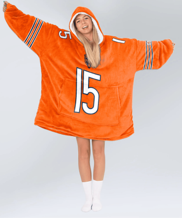 R.O 15 Chicago Football Unisex Blanket Hoodie
