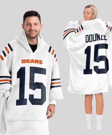 R.O 15 Chicago Football Unisex Blanket Hoodie