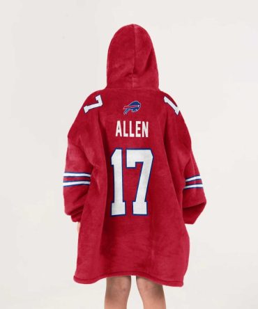 Captain J.A 17 Buffalo Football Unisex Blanket Hoodie