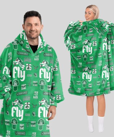 Fly S.B 26 Philadelphia Football Unisex Blanket Hoodie