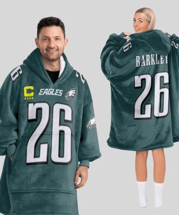 Captain S.B 26 Philadelphia Football Unisex Blanket Hoodie
