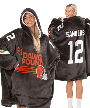 Dawg Pound Cleveland Football Unisex Blanket Hoodie