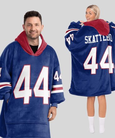 C.S 44 New York G Football Unisex Blanket Hoodie