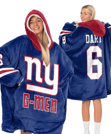 New York G Football Unisex Blanket Hoodie