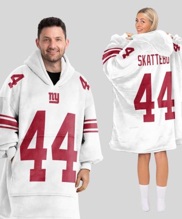 C.S 44 New York G Football Unisex Blanket Hoodie