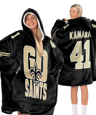 New Orleans Football Unisex Blanket Hoodie