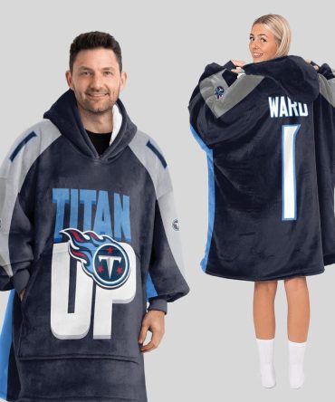 Titan Up Tennessee Football Unisex Blanket Hoodie