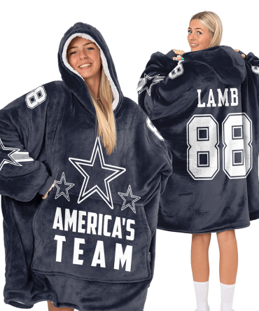 Dallas Football Unisex Blanket Hoodie