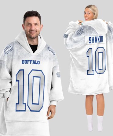 K.S 10 Buffalo Football Unisex Blanket Hoodie