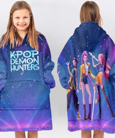Huntr/X Cosmic Concert Unisex Blanket Hoodie