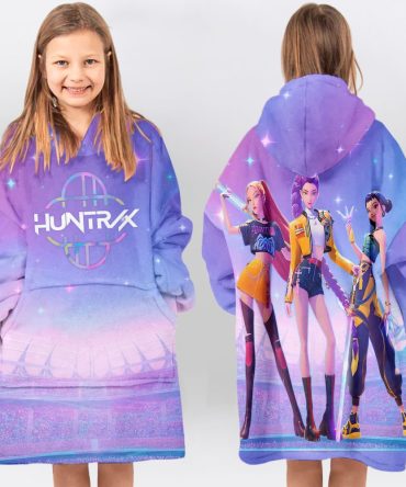 Huntr/X Pop Stage Unisex Blanket Hoodie