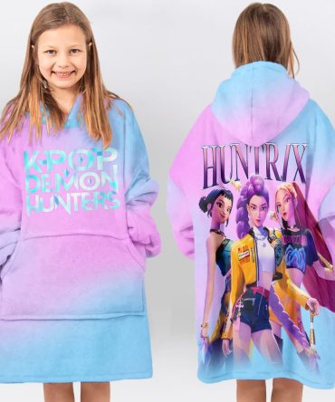 Huntr/X Shooting Star Unisex Blanket Hoodie