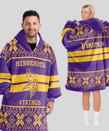 Ugly Minnesota Football Unisex Blanket Hoodie