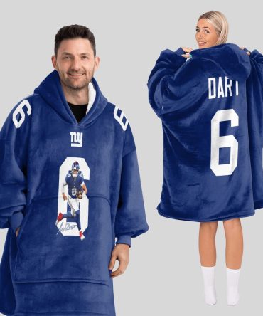 J.D 6 New York G Football Unisex Blanket Hoodie