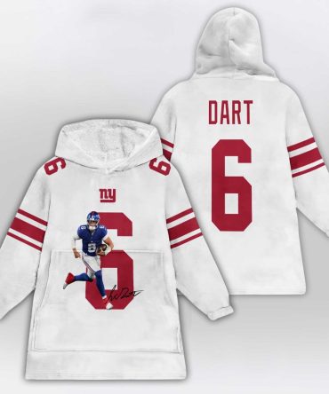 J.D 6 New York G Football Unisex Blanket Hoodie