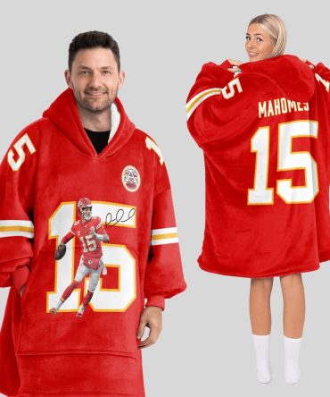 P.M 15 Kansas City Football Unisex Blanket Hoodie