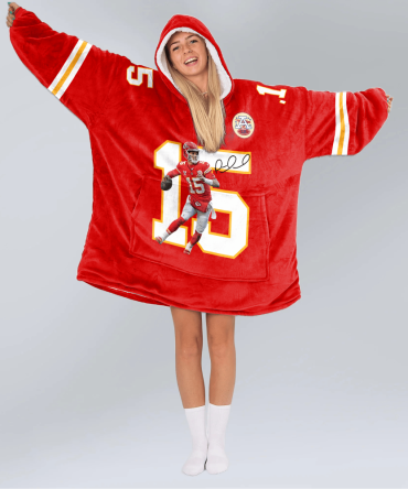 P.M 15 Kansas City Football Unisex Blanket Hoodie