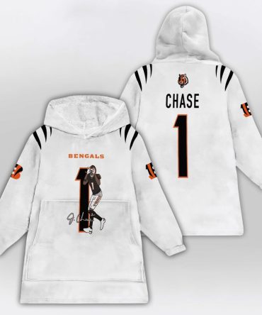 J.C 1 Cincinnati Football Unisex Blanket Hoodie