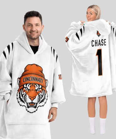 J.C 1 Cincinnati Football Unisex Blanket Hoodie