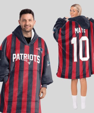 D.M 10 New England Football Unisex Blanket Hoodie
