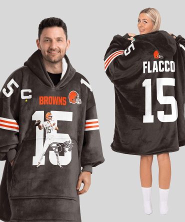 J.F 15 Cleveland Football Unisex Blanket Hoodie