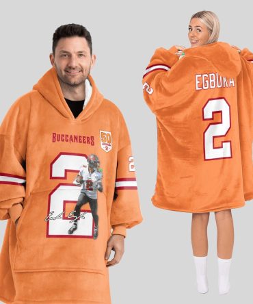 E.E 2 Tampa Bay Football Unisex Blanket Hoodie