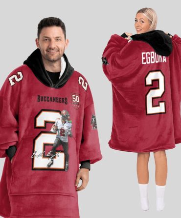 E.E 2 Tampa Bay Football Unisex Blanket Hoodie