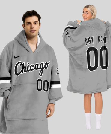 Chicago White Sox Mlb Design Blanket Hoodie Custom Name And Number