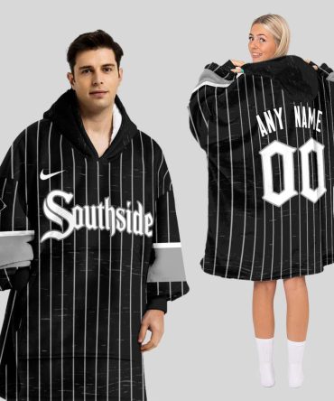 Chicago White Sox Mlb Design Blanket Hoodie Custom Name And Number