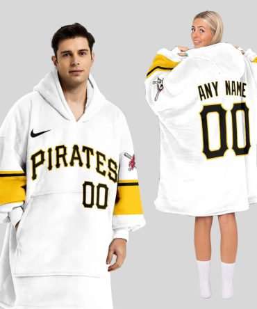 Pittsburgh Pirates Mlb Design Blanket Hoodie Custom Name And Number