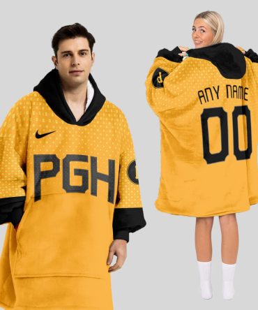 Pittsburgh Pirates Mlb Design Blanket Hoodie Custom Name And Number