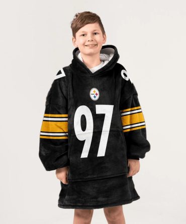 97 Pittsburgh Football Unisex Blanket Hoodie