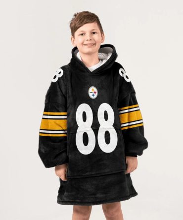 88 Pittsburgh Football Unisex Blanket Hoodie