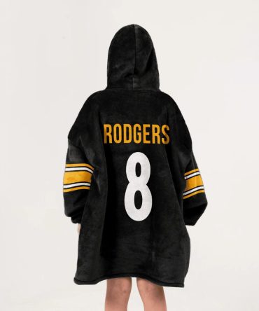8 Pittsburgh Football Unisex Blanket Hoodie