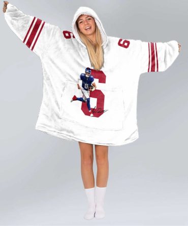 J.D 6 New York G Football Unisex Blanket Hoodie