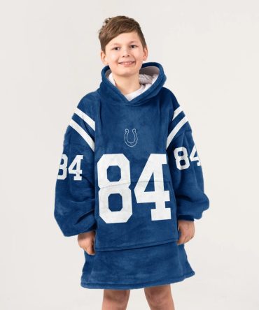 T.W 84 Indianapolis Football Unisex Blanket Hoodie
