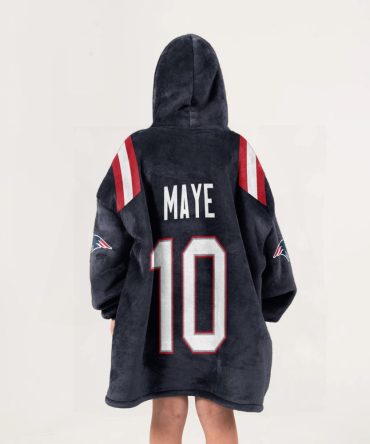 10 New England Football Unisex Blanket Hoodie