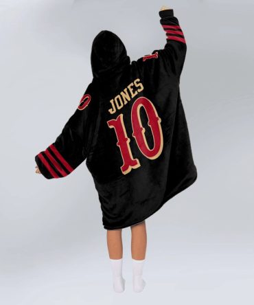 M.J 10 San Francisco Football Unisex Blanket Hoodie