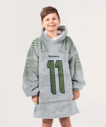 J.S 11 Seattle Football Unisex Blanket Hoodie