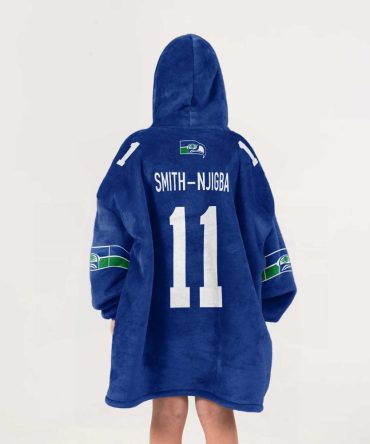 J.S 11 Seattle Football Unisex Blanket Hoodie