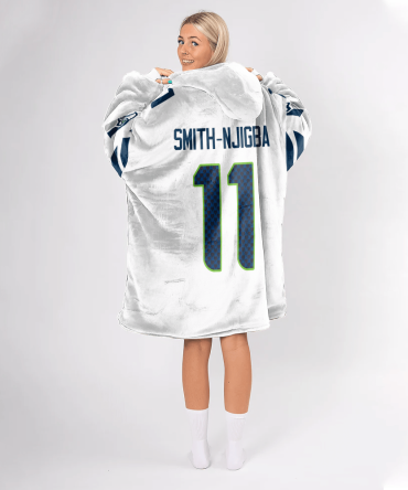 J.S 11 Seattle Football Unisex Blanket Hoodie