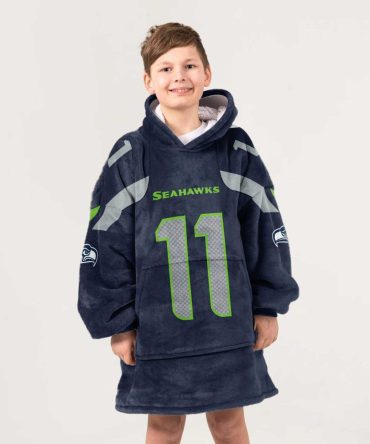 J.S 11 Seattle Football Unisex Blanket Hoodie
